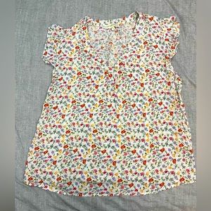 Cynthia Rowley Flower top